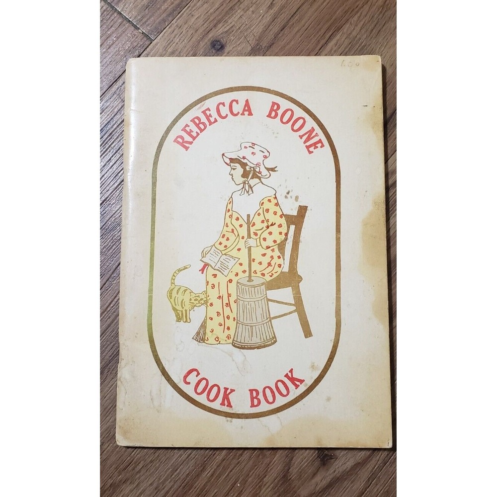 Rebecca Boone Cook Book Author Bertha Barnes Copyrighted 1973 Vintage PB